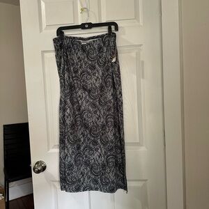 Fashion Bug Black Lace Pencil Skirt